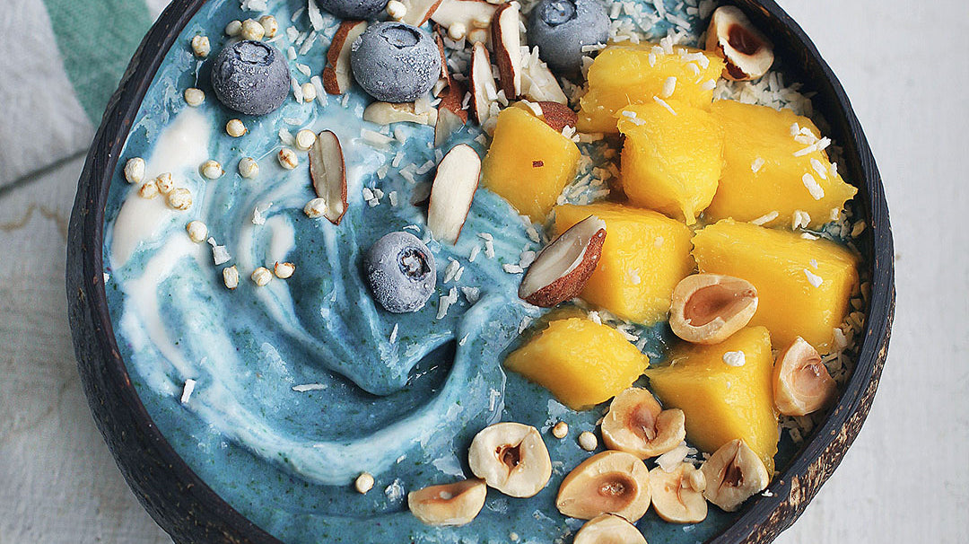 Turquoise Superfoods Smurf Bowl