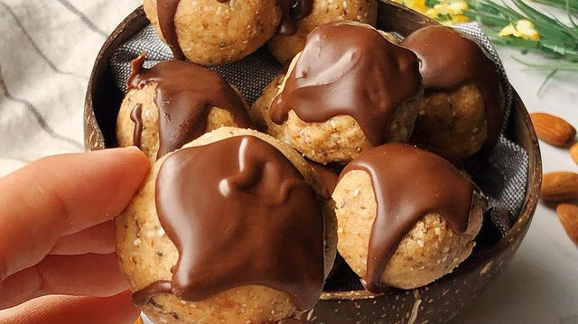 Almond Peanut Butter Balls