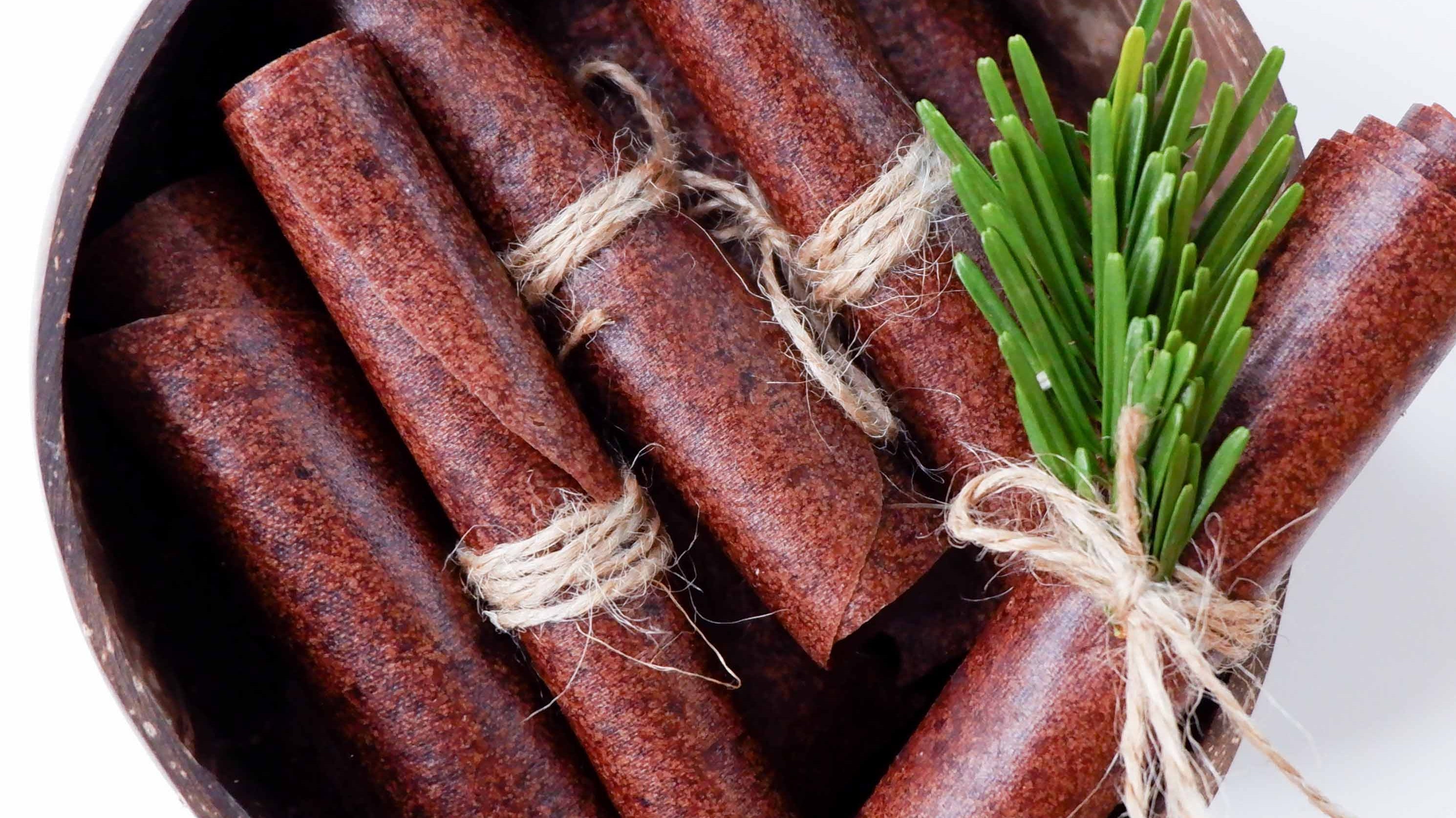 Banana and Cacao Roll Ups