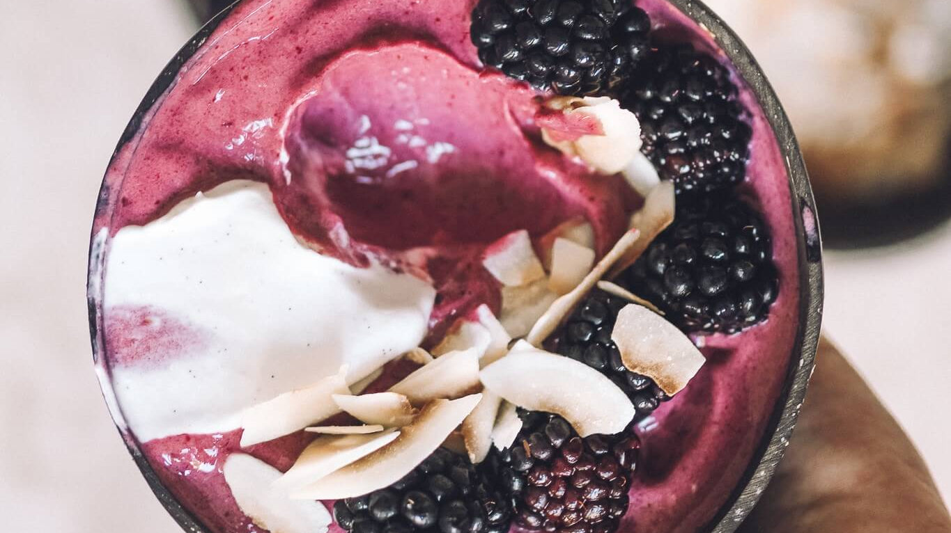 Blackberry Nice Cream