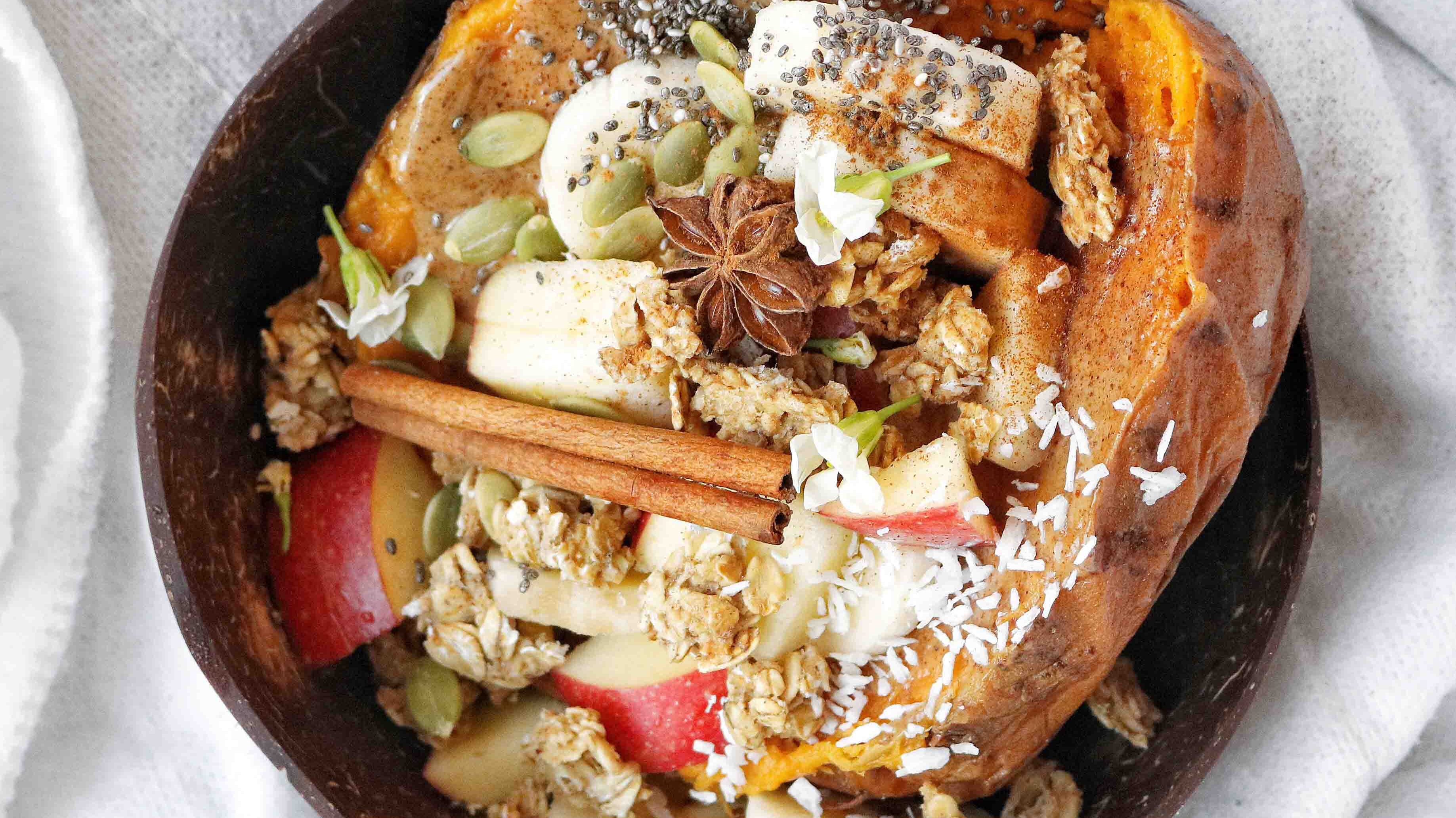 Loaded Breakfast Sweet Potato