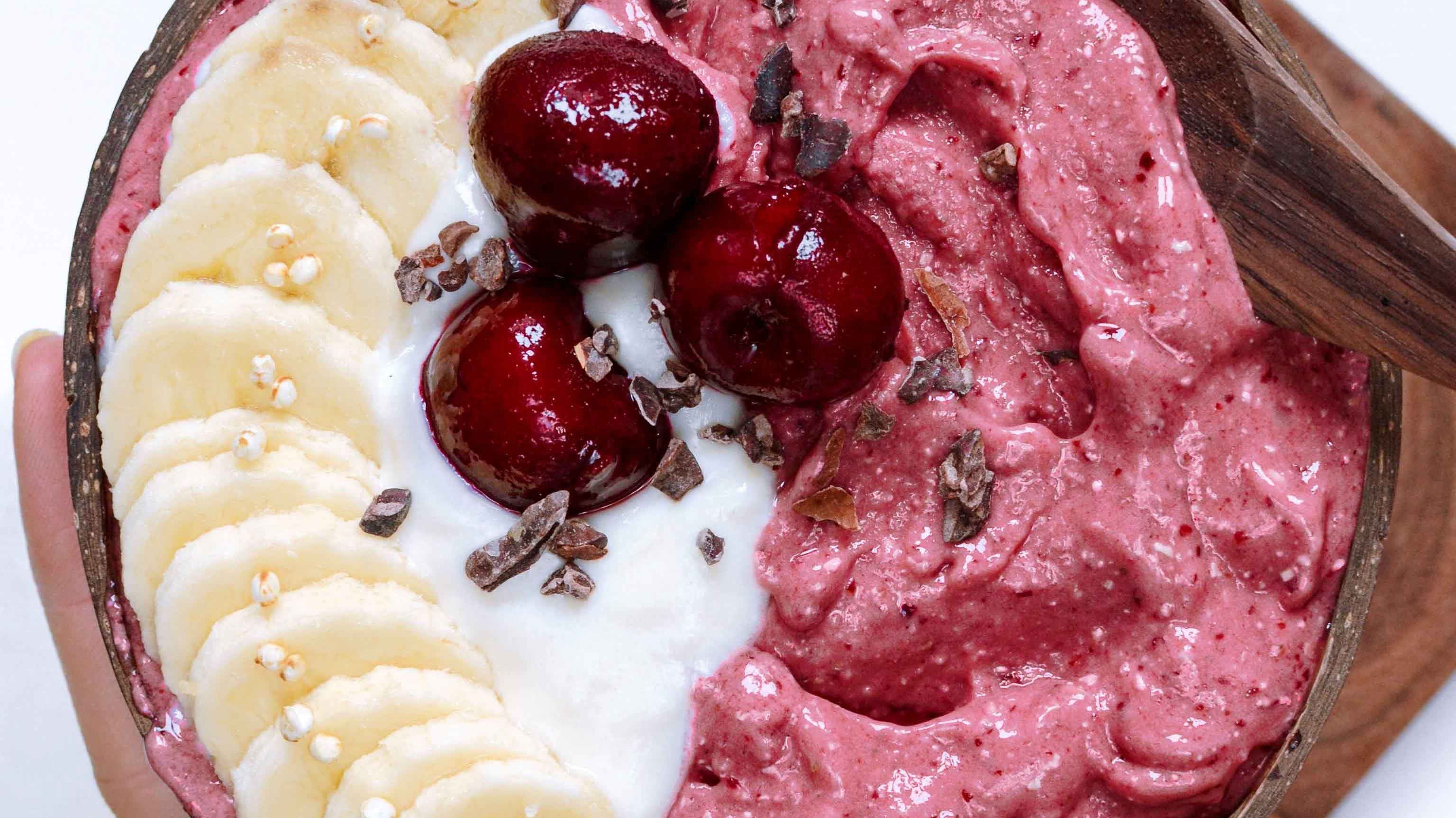 Cherry Breakfast Smoothie Bowl