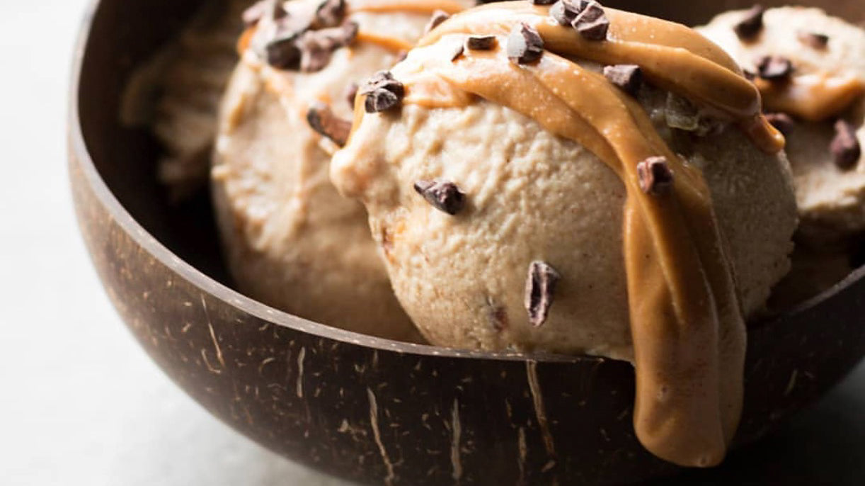 Chickpea Peanut Butter Ice Cream