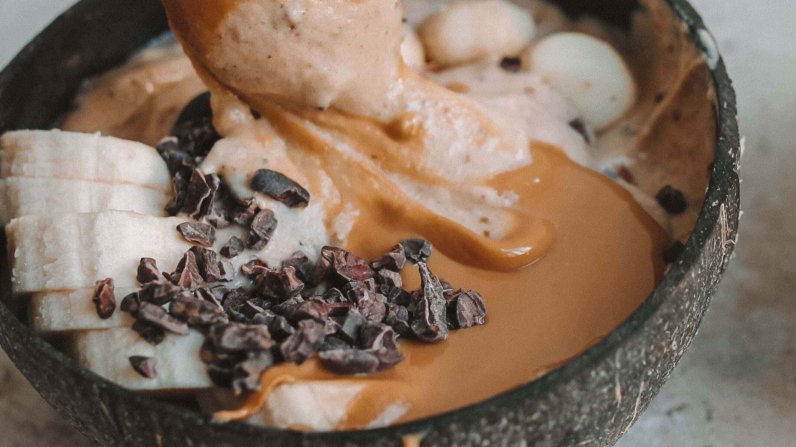 Chocolate Chip Caramel Nice Cream