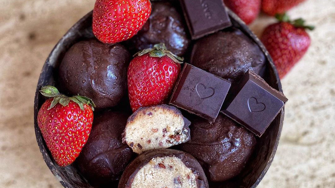 Cookie Dough Protein Truffles