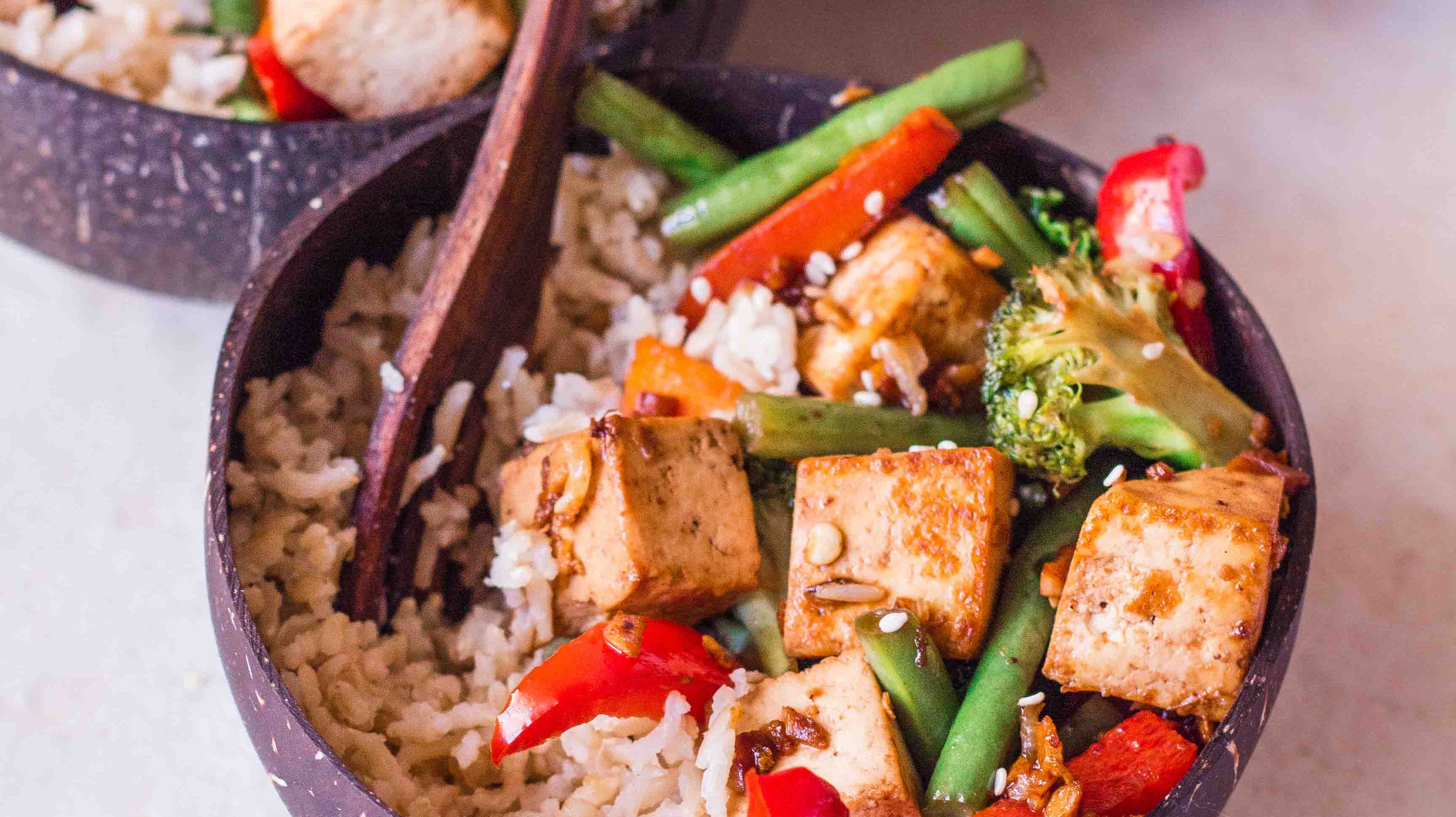 Ginger Tofu Stir-fry