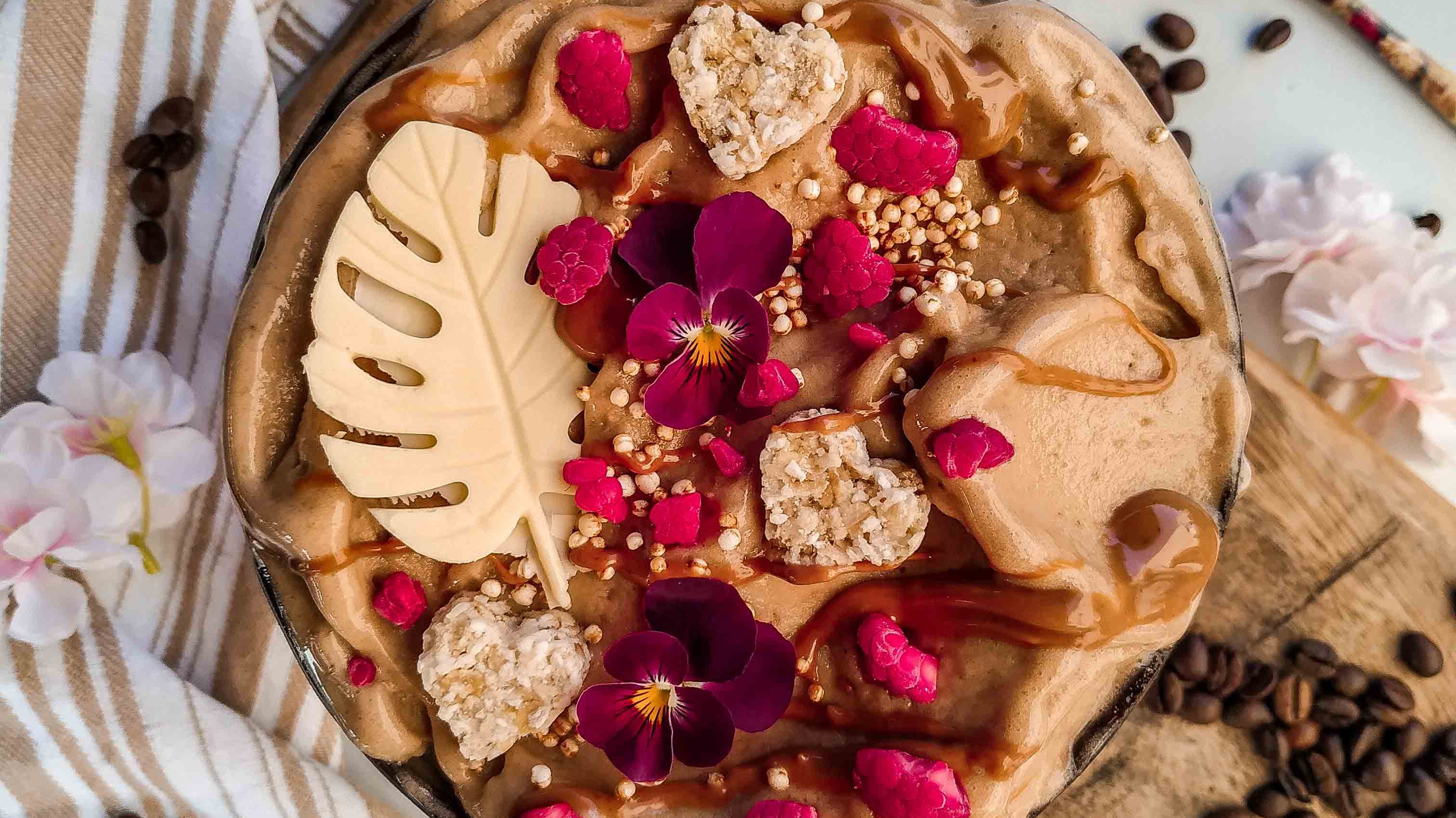 Iced Coffee Peach Nice Cream