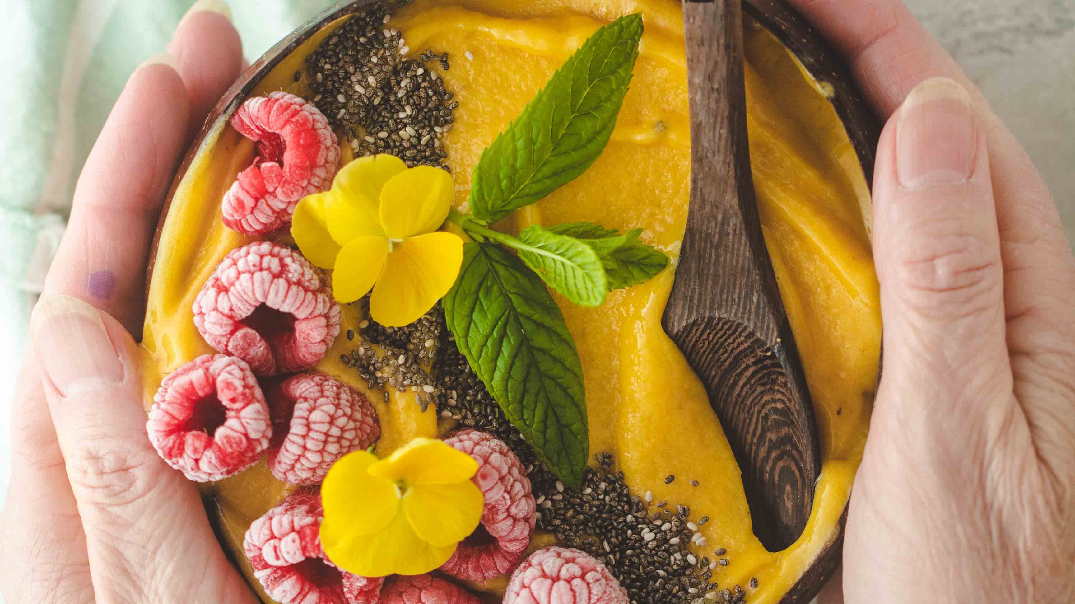 Mango Ginger Nice Cream