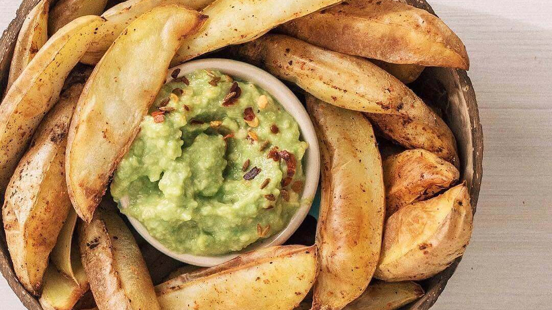 Oil-free Crispy Potato Wedges
