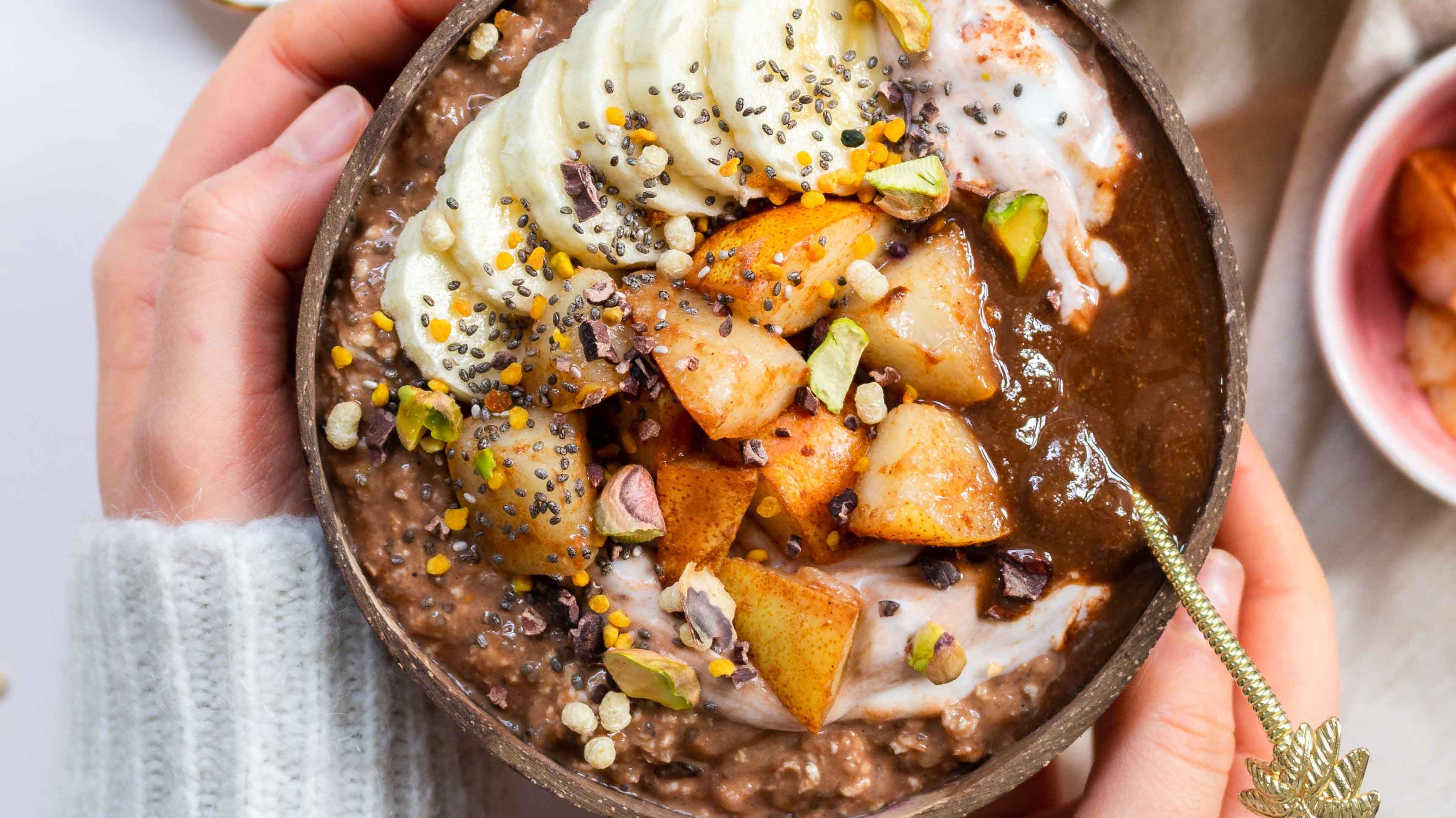 Pear & Cacao Overnight Oats