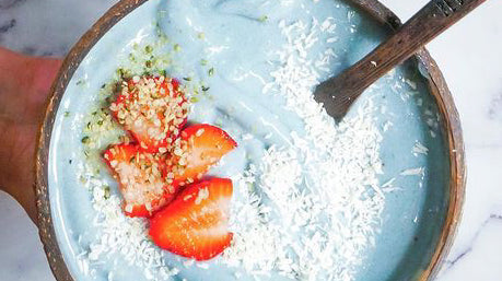 Blue Banana Coconut Smoothie Bowl