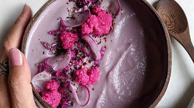 Purple Cauliflower Soup