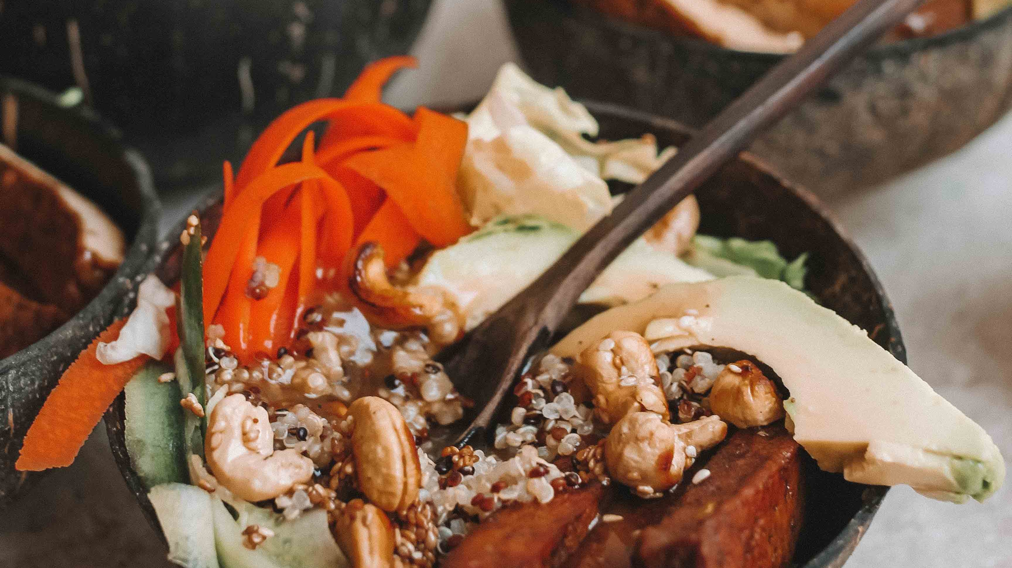 Tofu Buddha Bowl with Asian Sesame Sauce
