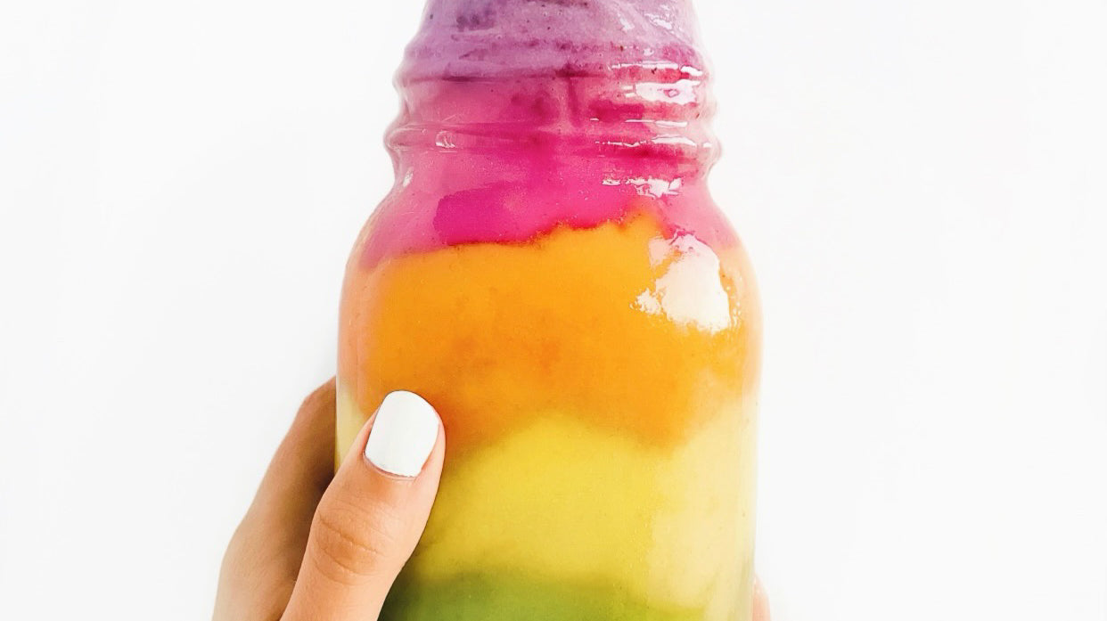 Unicorn Smoothie Jar