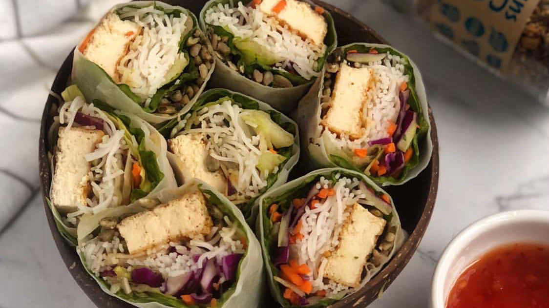 Pimped Rice Paper Rolls
