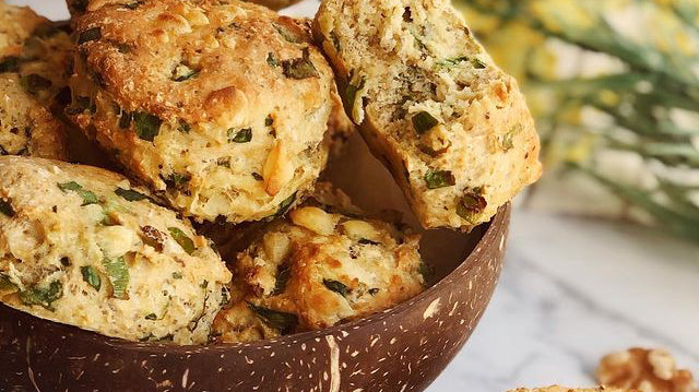 Vegan Cheese & Herb Scones