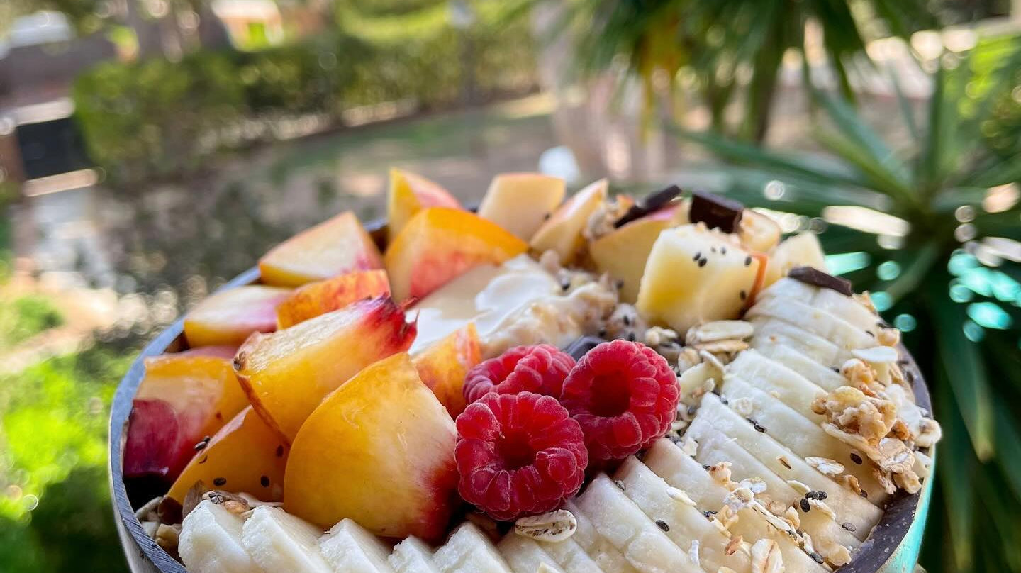 Raspberry Nectarine Oats