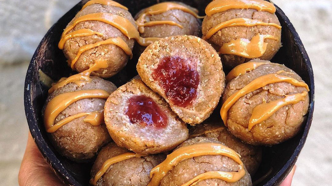 PB & J Protein Balls