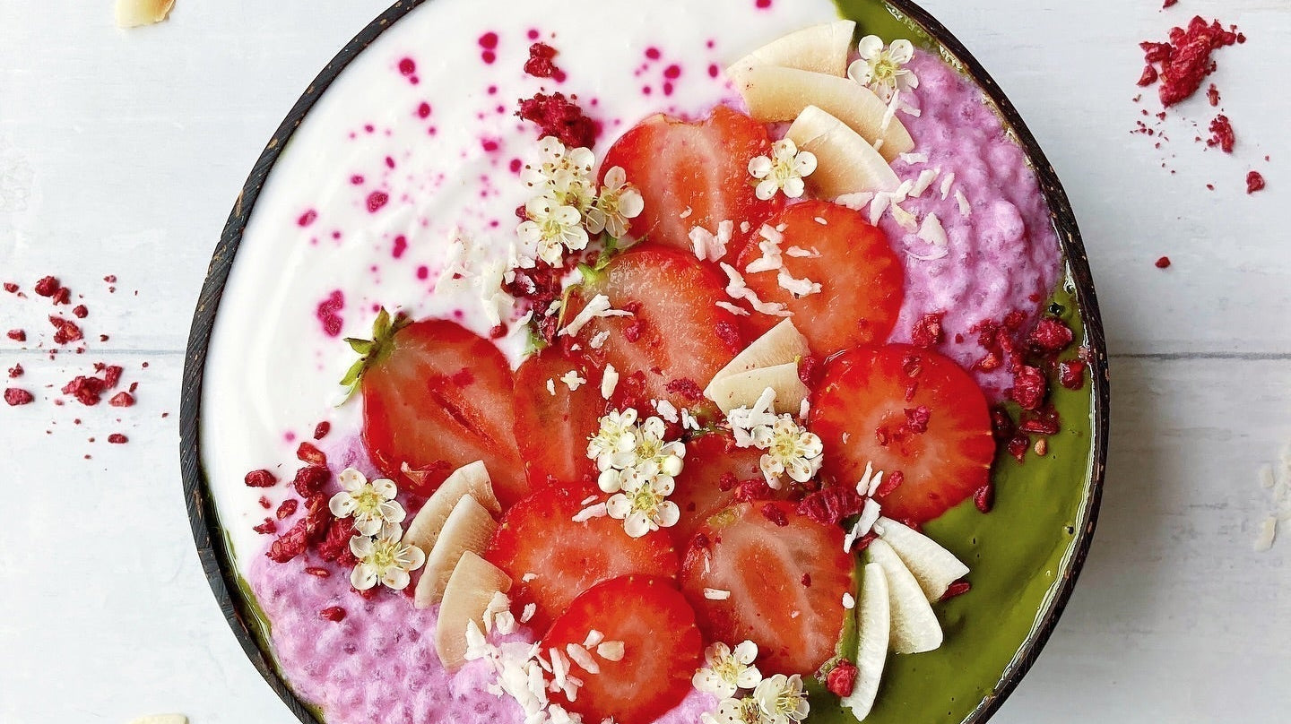 Strawberry and Cream Bowl