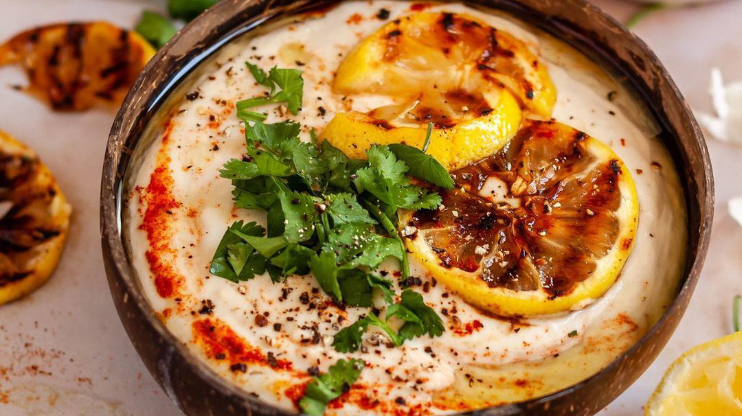 Roasted Lemon Bean Hummus