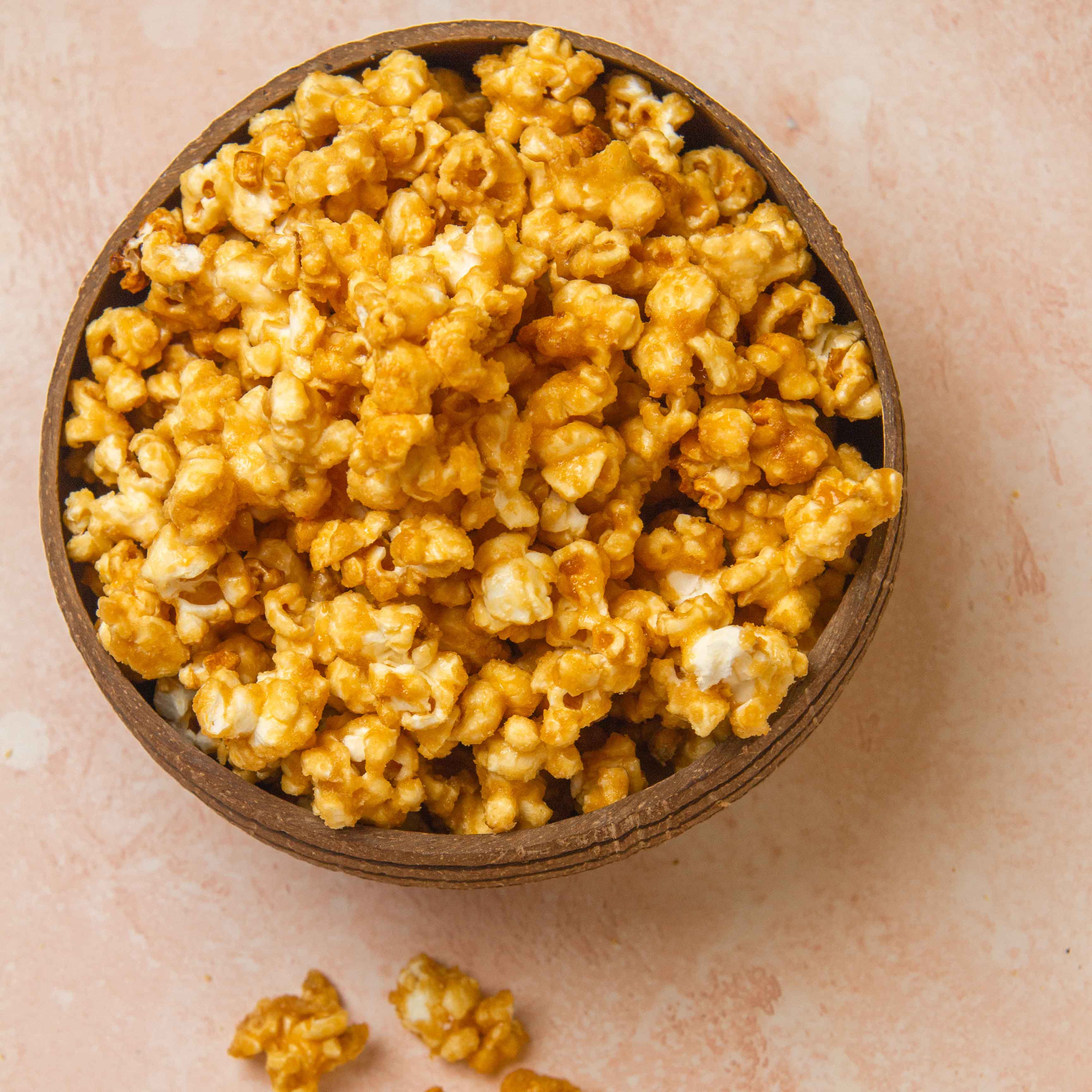 Vegan Caramel Popcorn