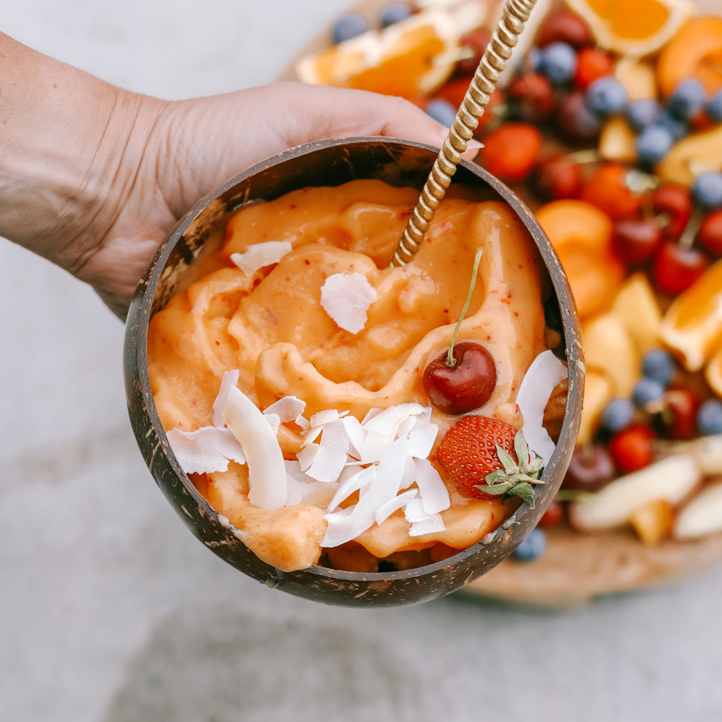 Peach & Apricot Smoothie Bowl