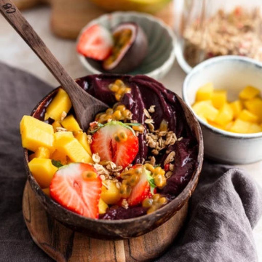 Chocolate Passion Fruit Acai Bowl