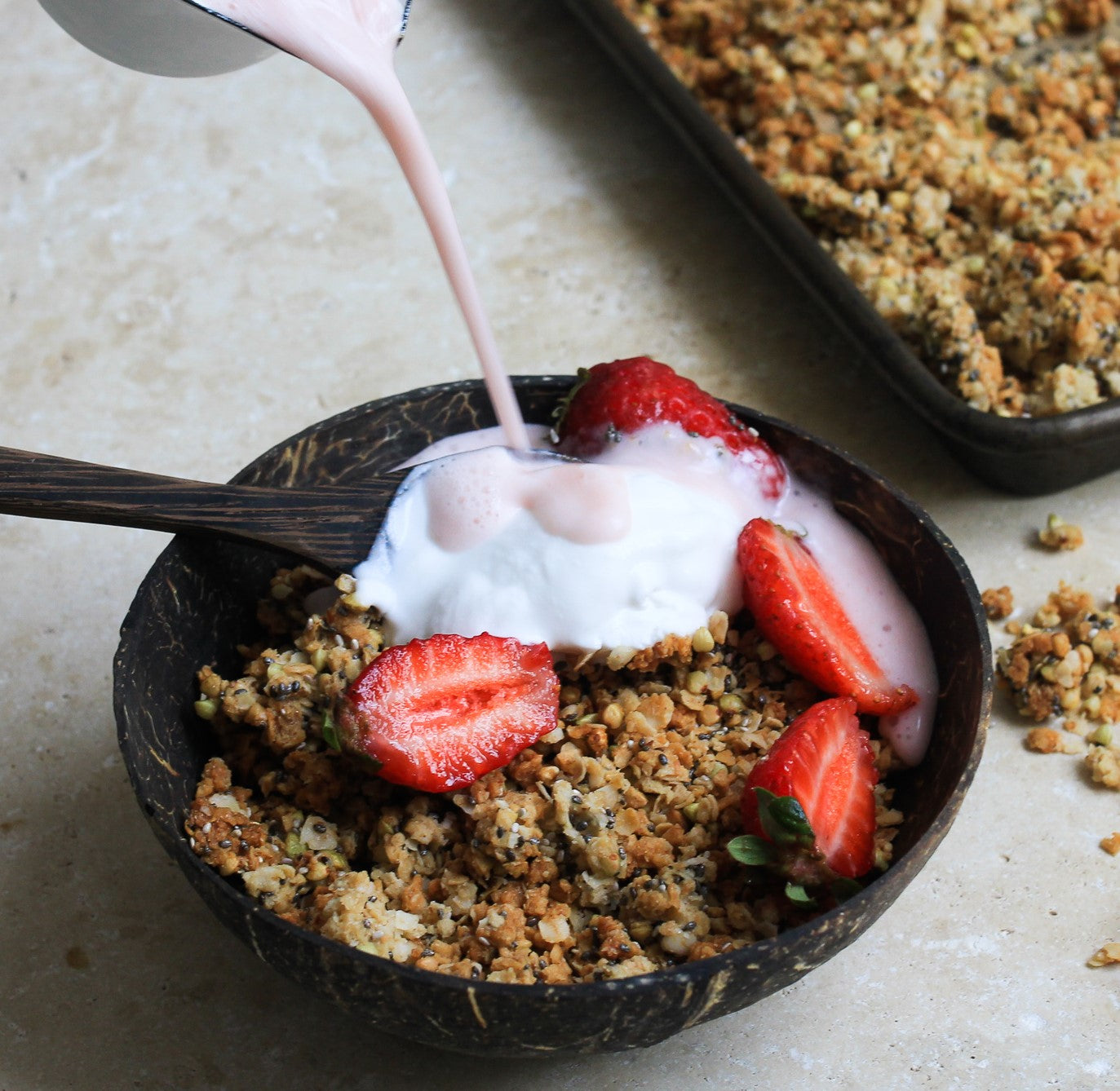 Almond Chia Granola