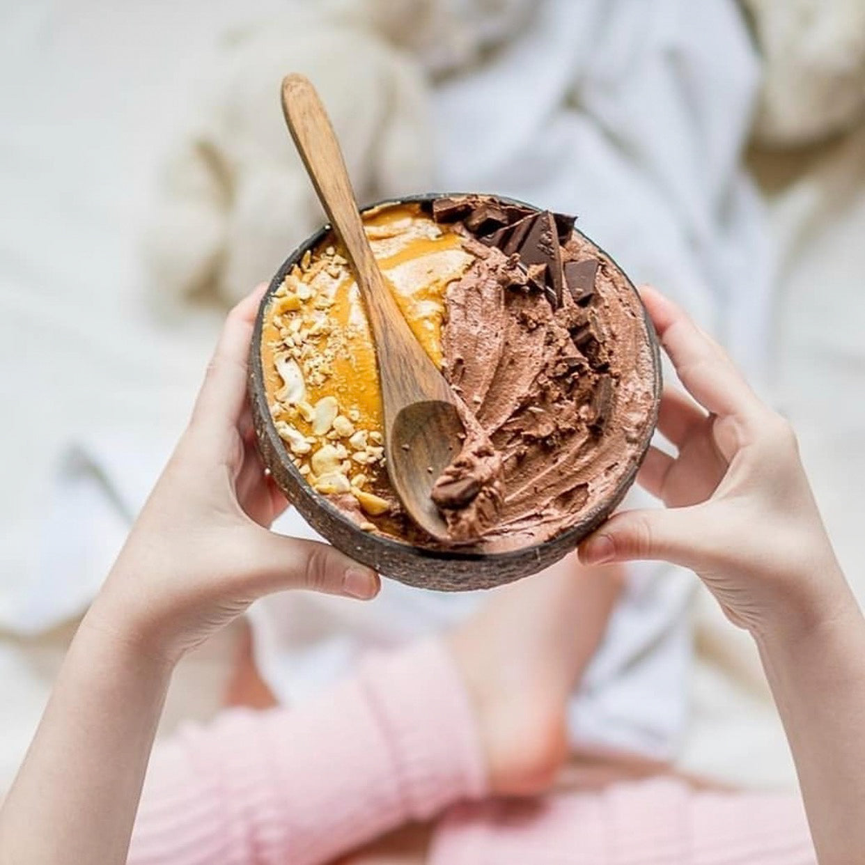 Double Chocolate & Peanut Butter Smoothie Bowl