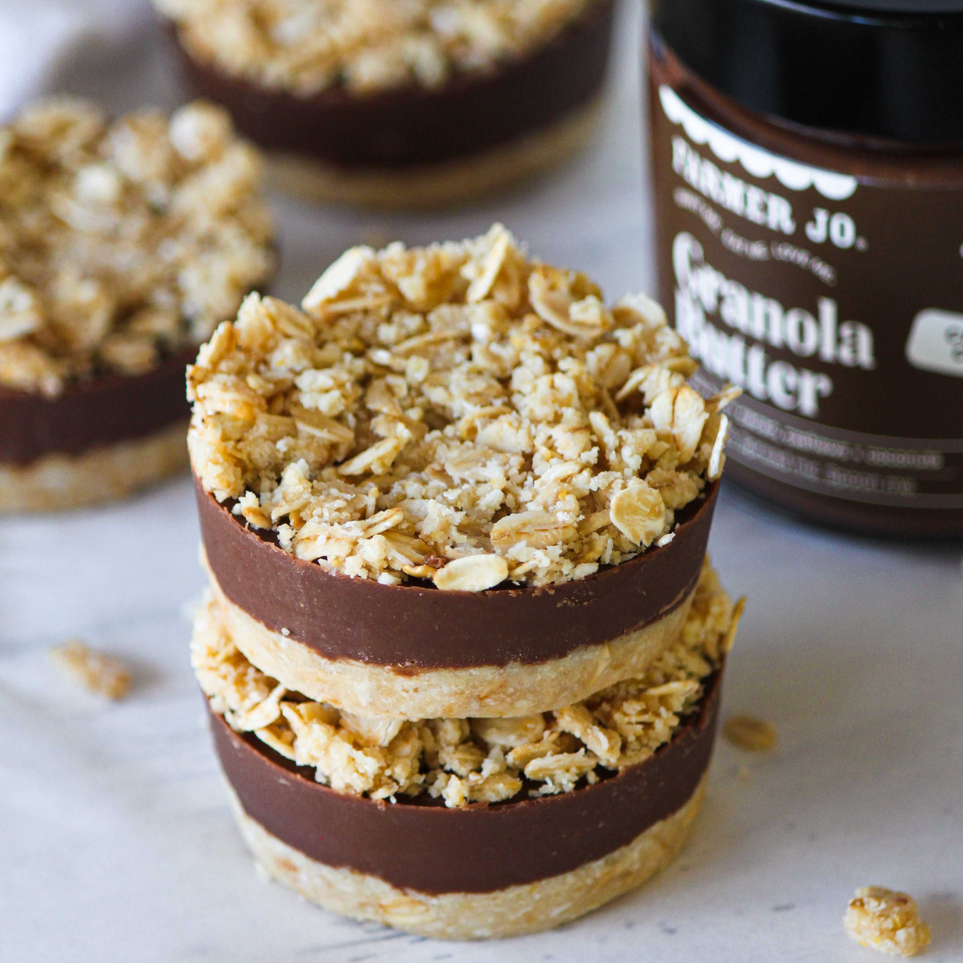 Granola Butter Fudge Cups