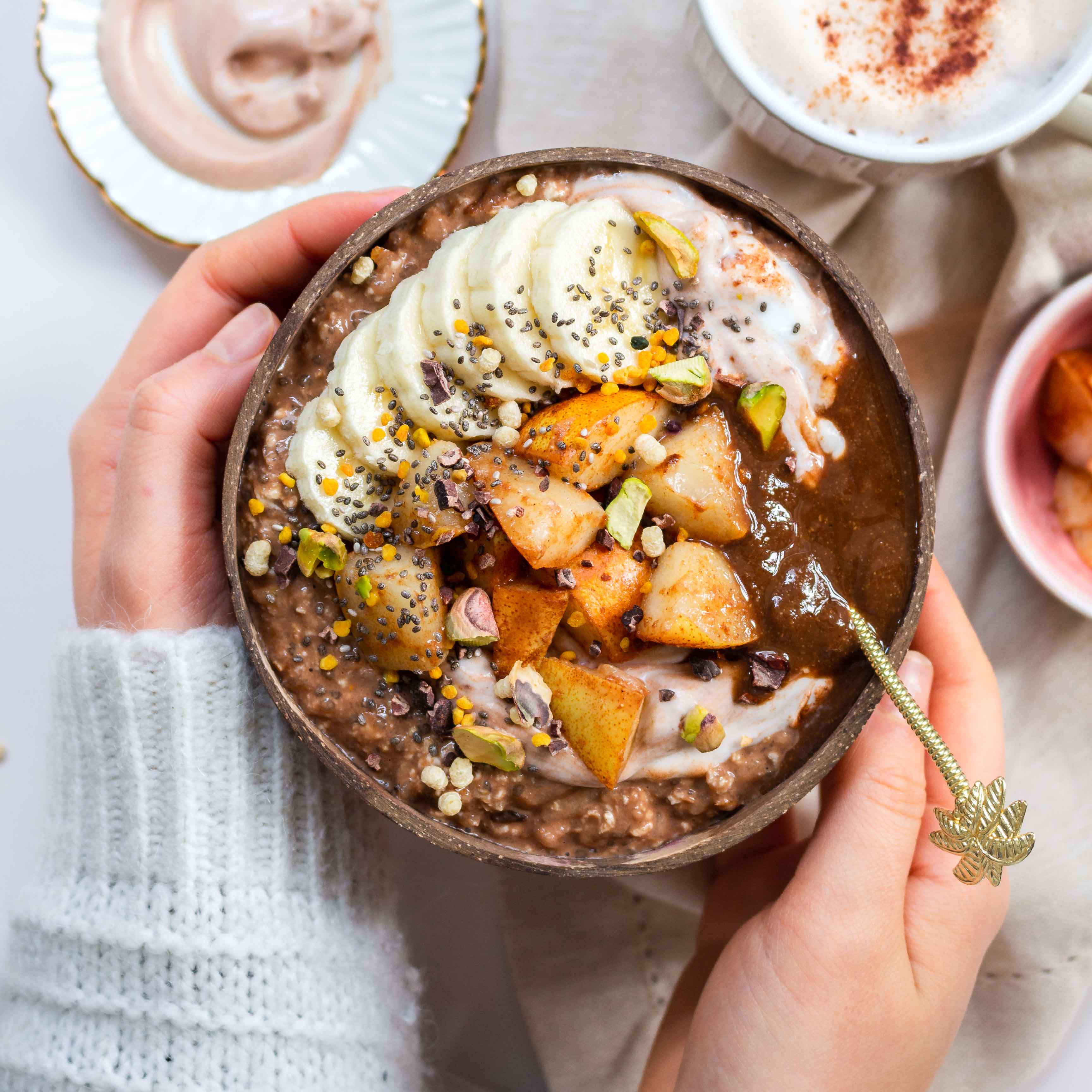 Pear & Cacao Overnight Oats