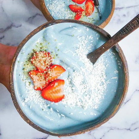 Blue Banana Coconut Smoothie Bowl