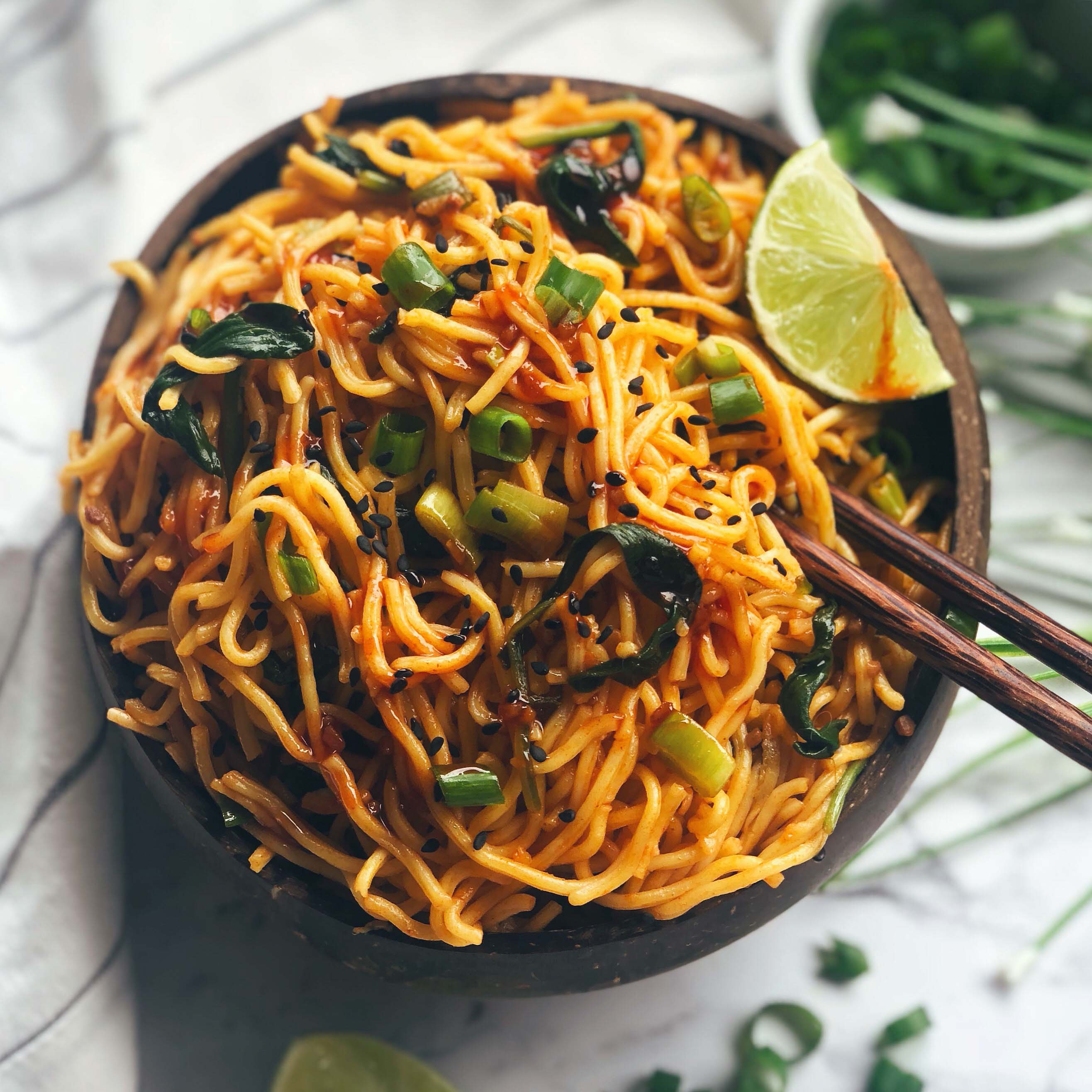 Vegan Singapore Noodles