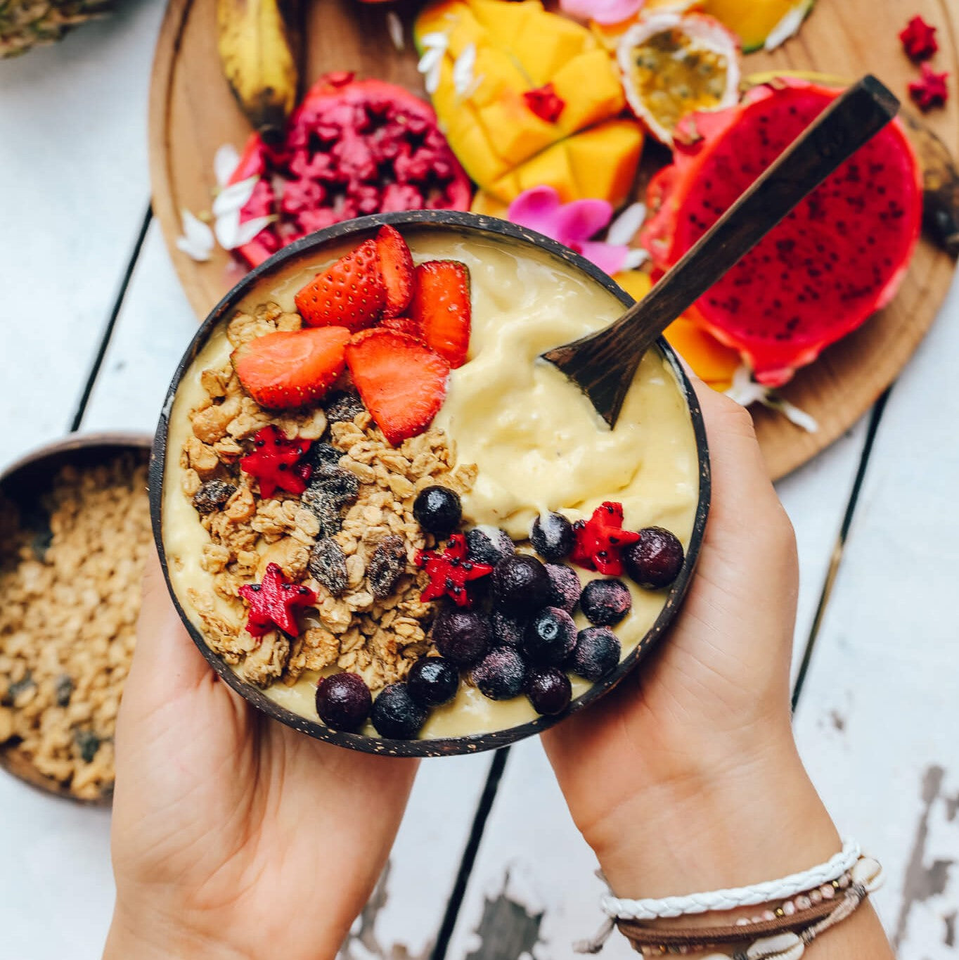 Tropical Island Smoothie Bowls