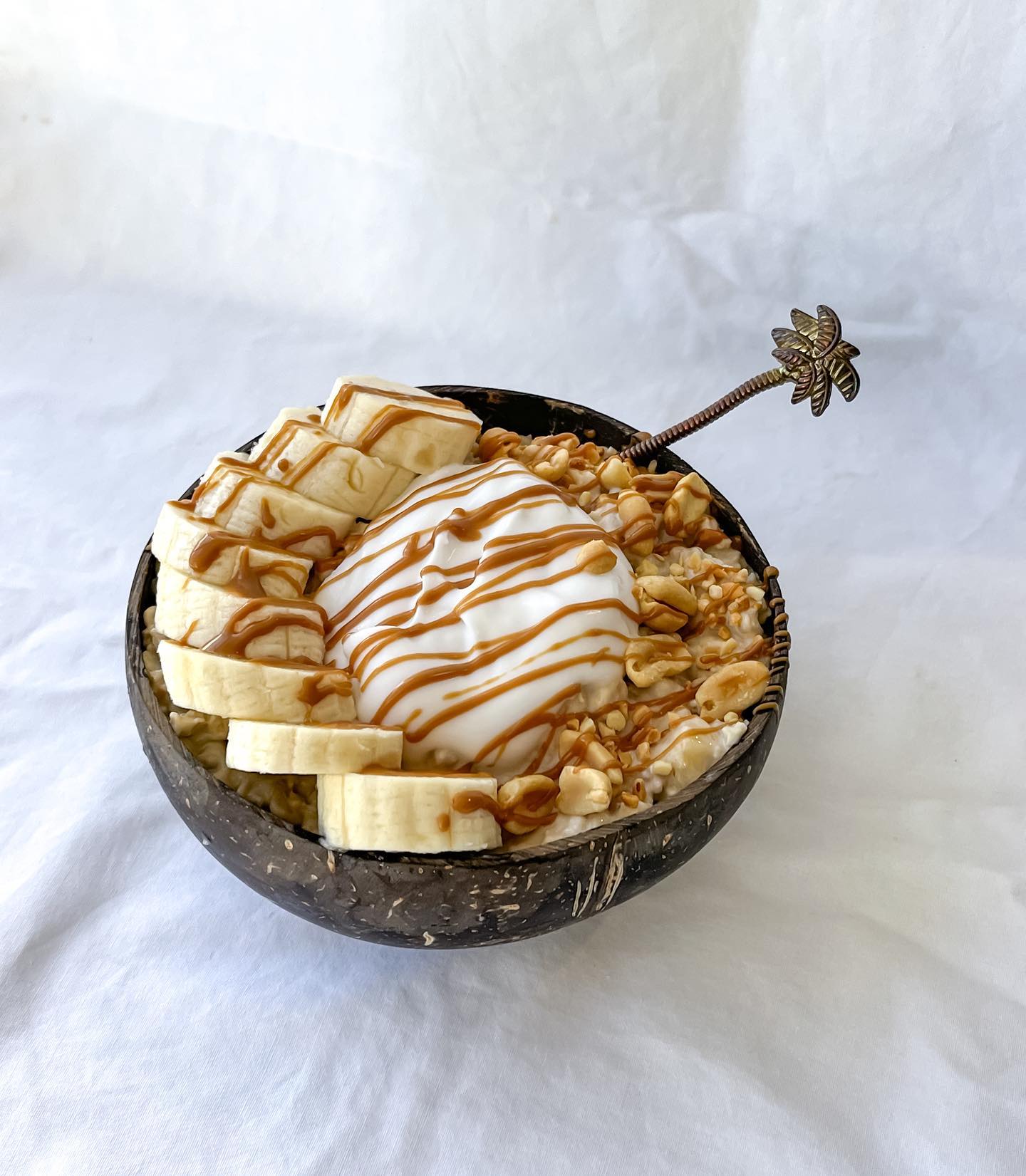 Banana Nut Caramel Overnight Oats