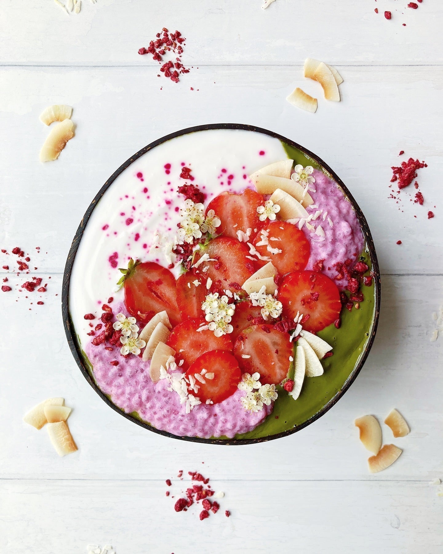 Strawberry and Cream Bowl