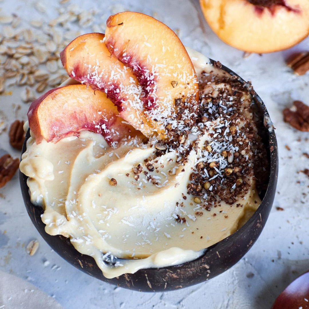 Peaches & Cream Smoothie Bowl