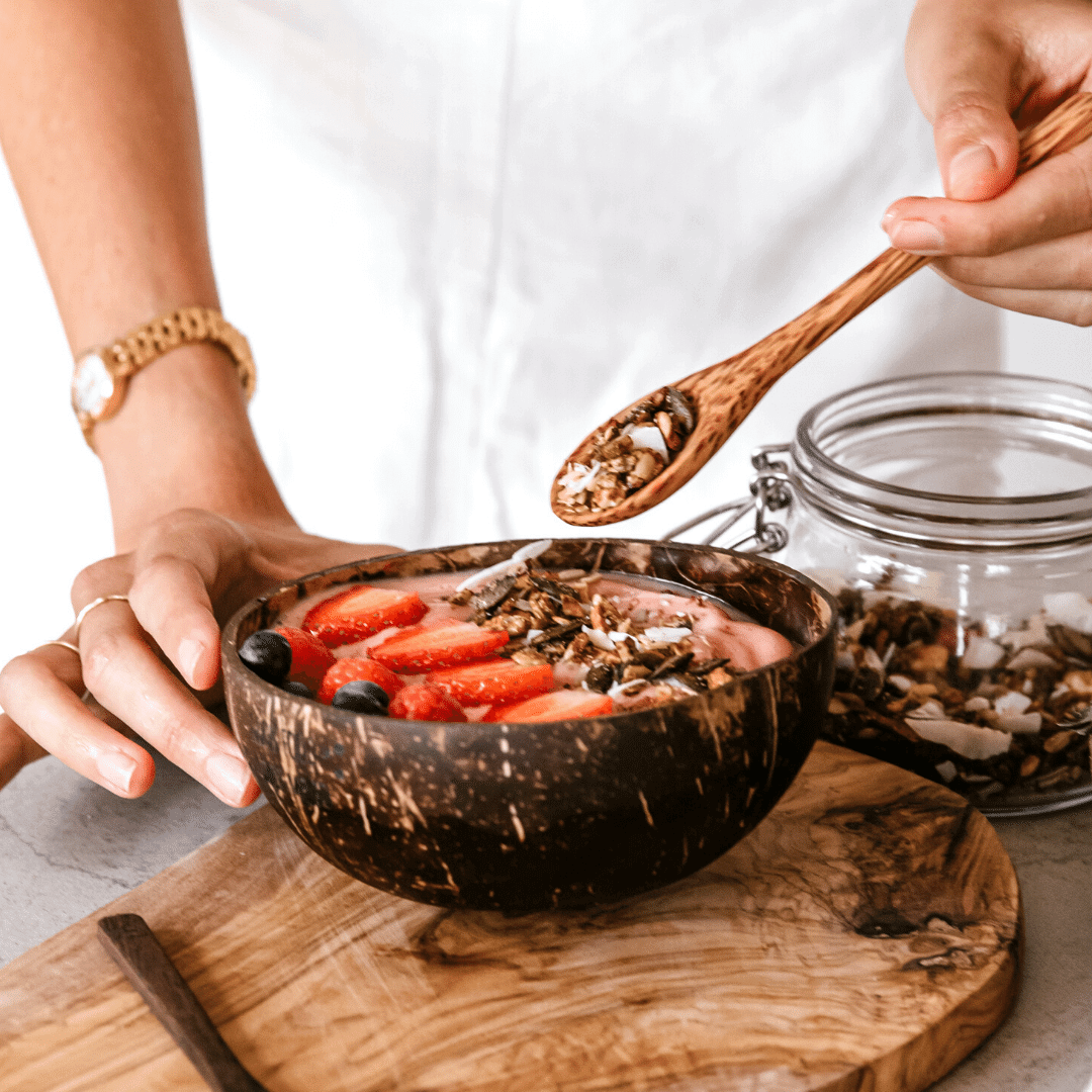 Coconut Shell Bowl - 2x5x5 inches ( 4 pcs)