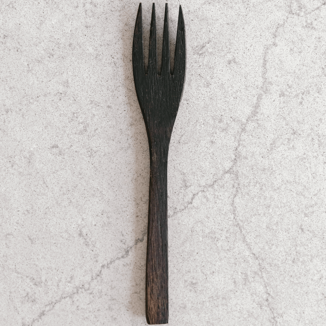 Wooden Buddha Fork by Coconut Bowls