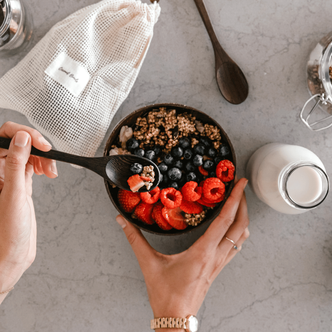 Original Coconut Bowl + Wooden Spoon