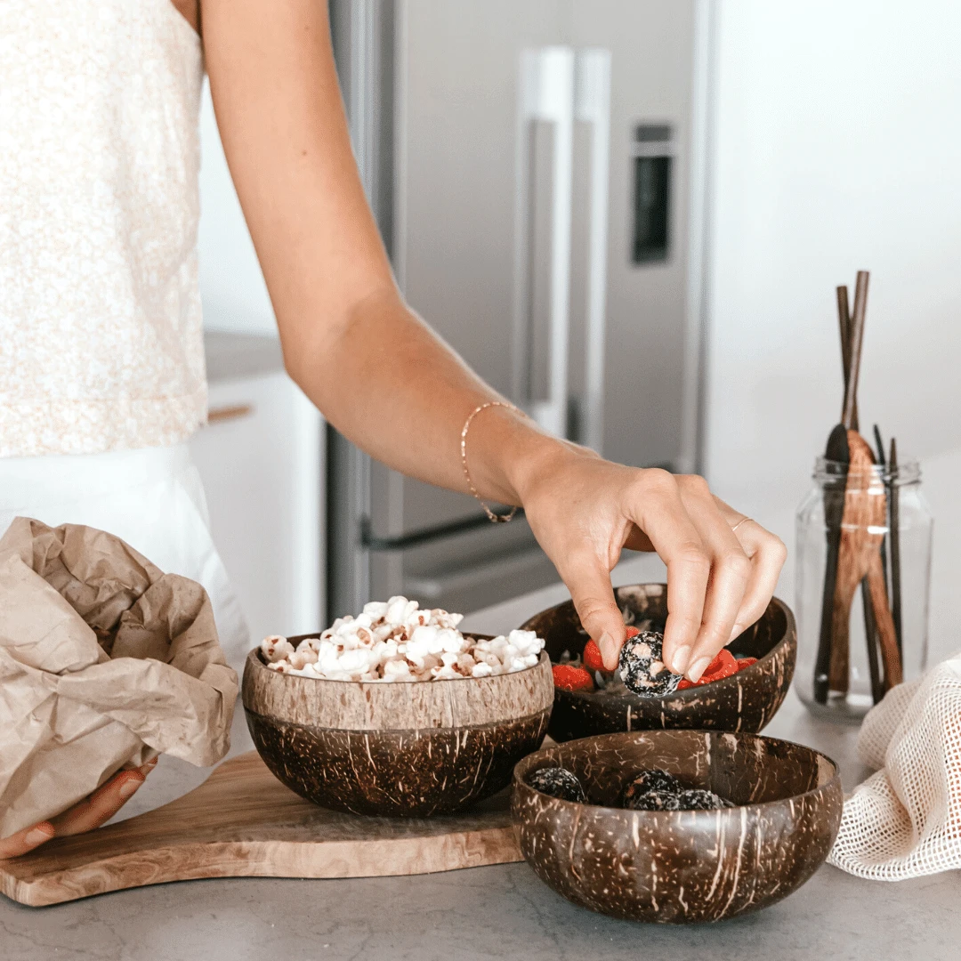 Coconut Shell Bowl - 2x5x5 inches ( 4 pcs)